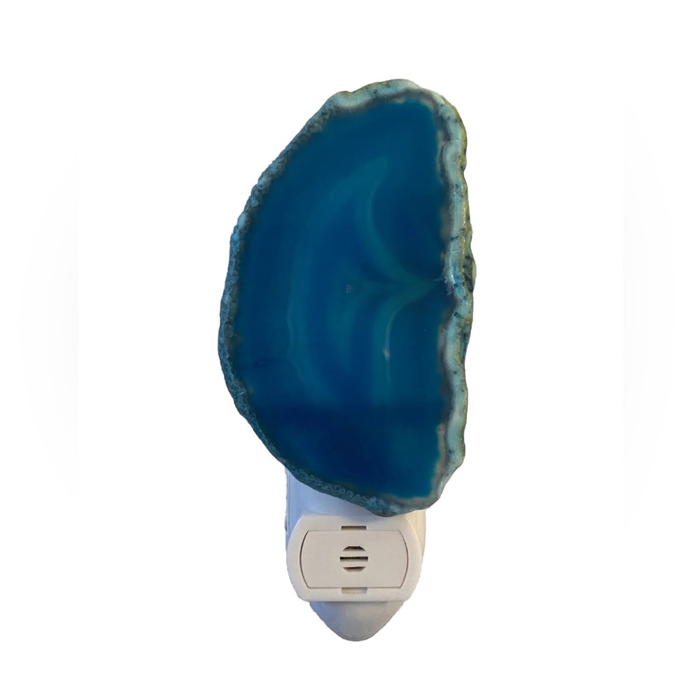 Blue agate night light